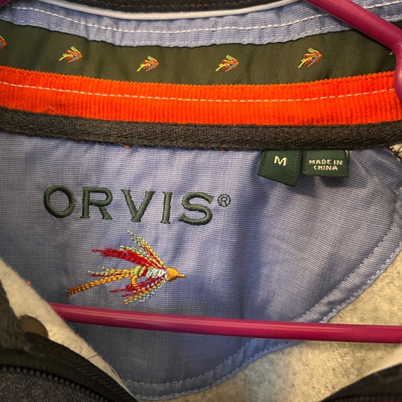 Orvis pullover cardigan, charcoal, brand new!! Never worn, incredible quality - Picture 5 of 6